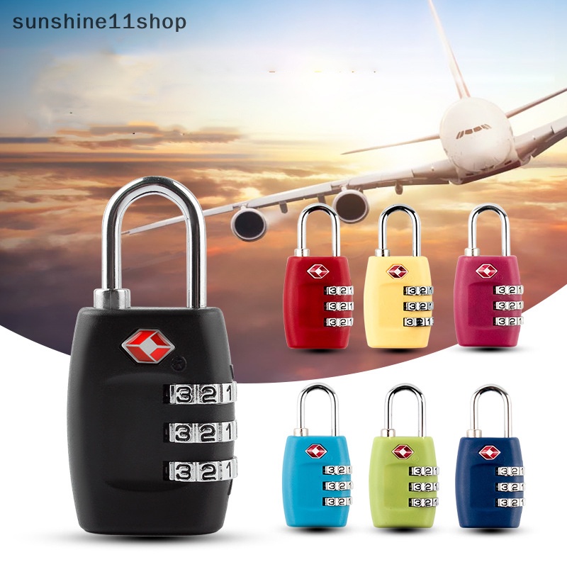 Sho Lock Koper Travel Smart Combination Lock Gembok Kombinasi Anti Maling N