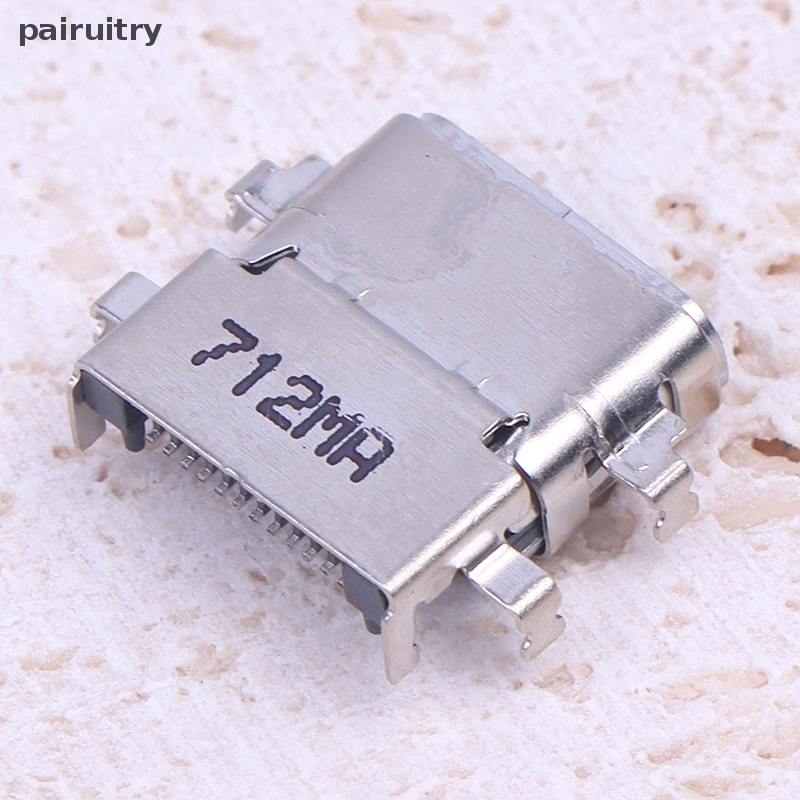 Prt 1Pc USB Charging Port Plug Charger Dock Connector Jack Tipe C Socket Kontak PRT