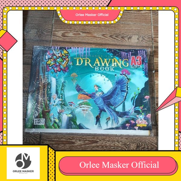 

BUKU GAMBAR A3 SUPER 1 PCS gelatik original bahan kertas tebal