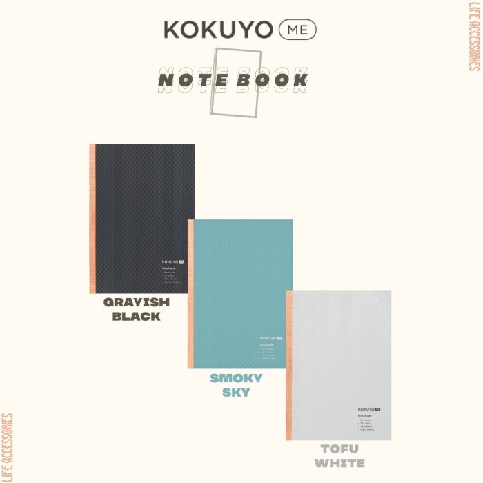 

Kokuyo ME Notebook A5