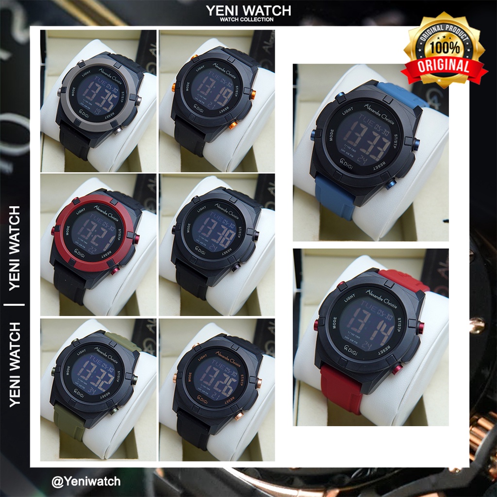 Alexandre Christie Ac 9371 / ac9371 Jam Tangan Pria Digital Original Garansi Resmi 1 Tahun