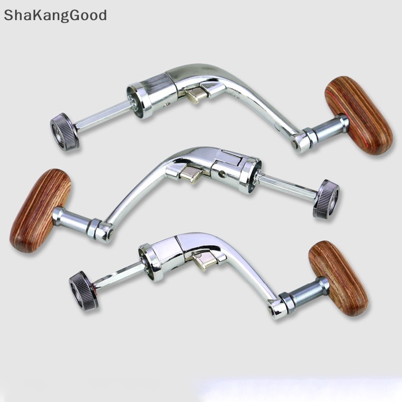 Skid Stabil Saklar Tahan Lama Kiri Kanan Aksesoris Lipat Rocker Handle Gulungan Pancing Metal Shaker Fishing Reel Rocker SKK