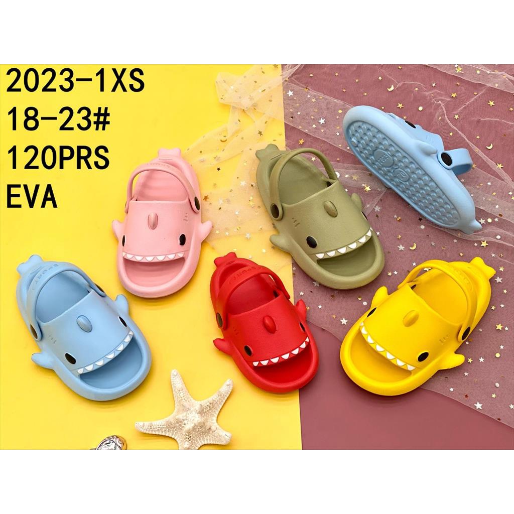 Sandal Slop Let Anak Baby Shark Kekinian LCR 2023-1XS 18-23