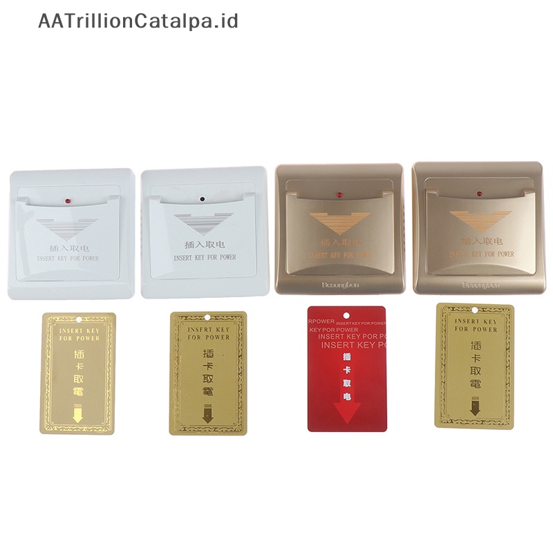 Aatrillioncatalpa Untuk Hotel Motels Ruang Tamu Saklar Dinding Hemat Energi Holder Kartu Kunci  Id