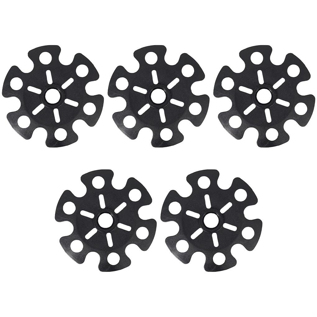 5 Pcs Hiking Tiang Keranjang Roda Karet Snowflake Mud Ski Keranjang Teleskop Tongkat Camping Hike Protector Cap Guard Aksesori