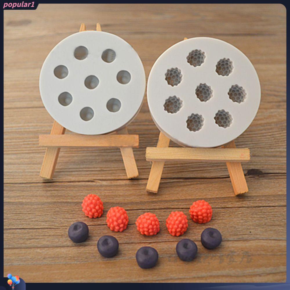 Populer Cetakan Silikon Dapur Bakeware Bentuk Blueberry DIY