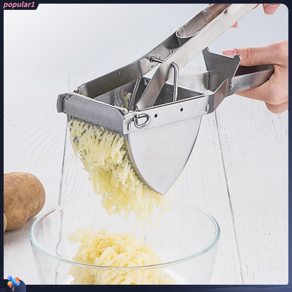 Populer Potato Ricer Makanan Bermanfaat Sayur Stainless Steel Besar Potato Masher