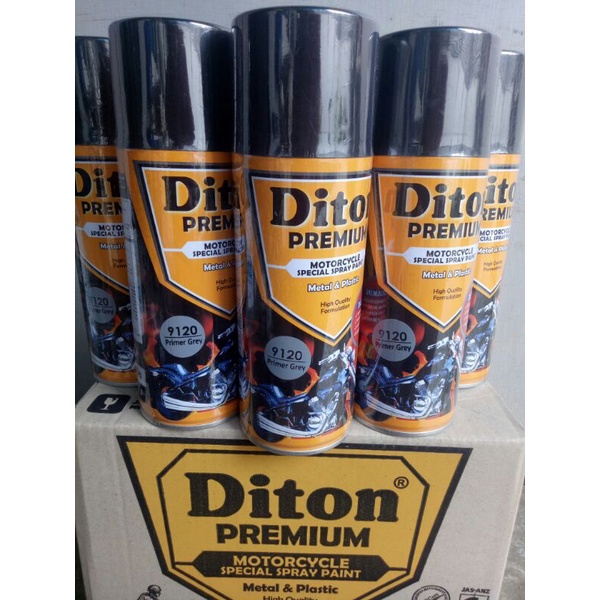 Pilok Pilox Diton Premium Primer Grey 9120 400cc diton cat dasar epoxy epoxi poxy poksi cat semprot diton premium