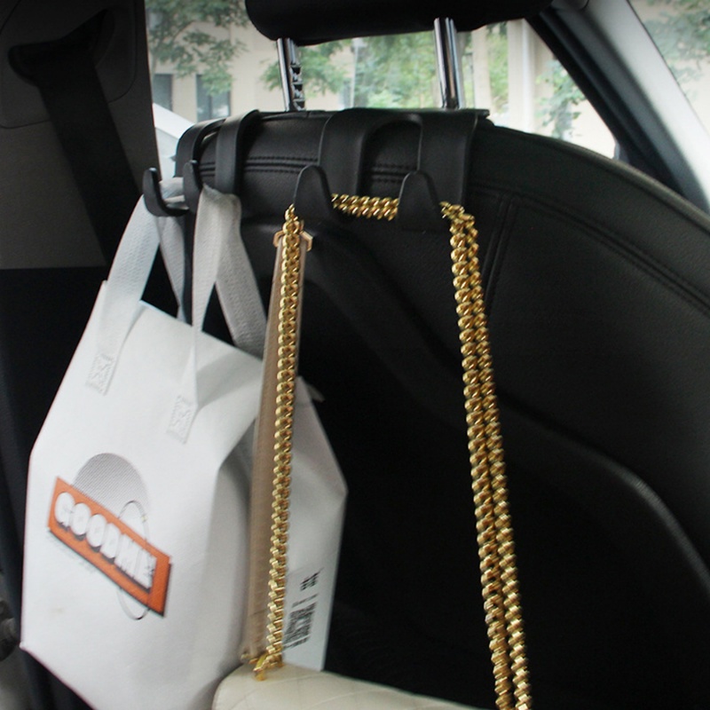 Pengait Tetap Sandaran Kepala Kursi Yang Dipasang Mobil Multifungsi/ Kait Penyimpanan Handbag Interior Otomotif Dapat Dilepas Berkualitas