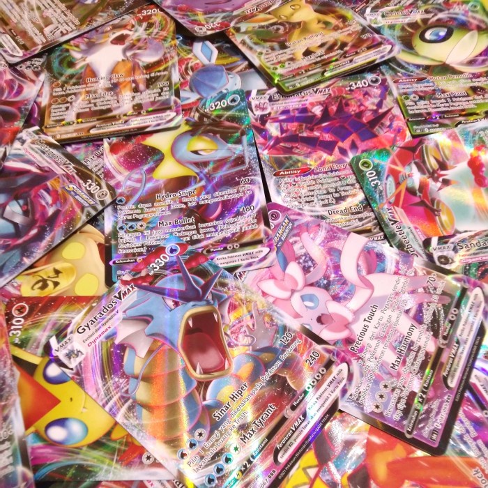 Pokemon Random Bulk 500+ kartu Bonus GX / V dan foil. TCG Indonesia - Paket 300 kartu
