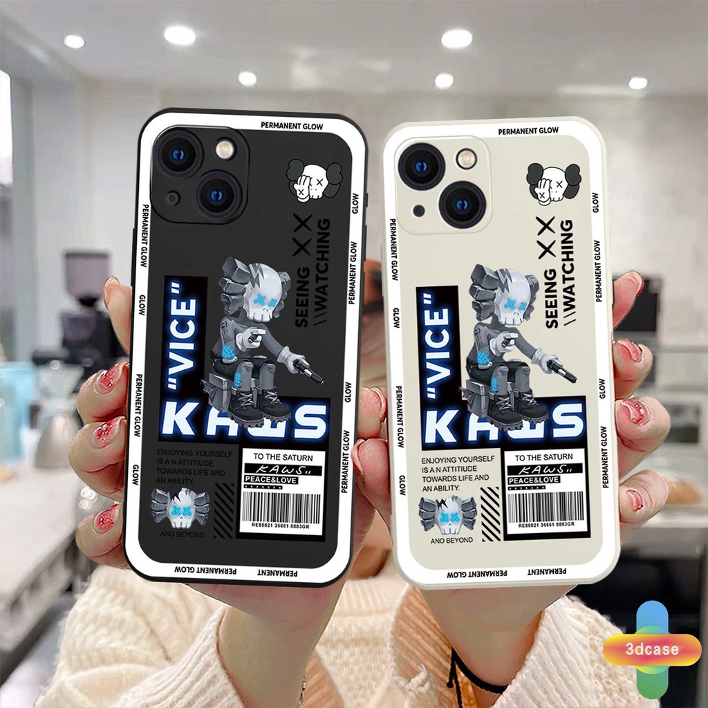 Compatible For Case IPhone 11 12 13 PRO MAX 6 7 6S 8 Plus X XR XS MAX 11 12 13 mini Se 2020 6SPlus 7Plus 6Plus 8Plus XSMAX A15 A16 A9 A5 A7 A5S Y12 Y20 Y15S Ins KAWS Camera Lens Protection Case