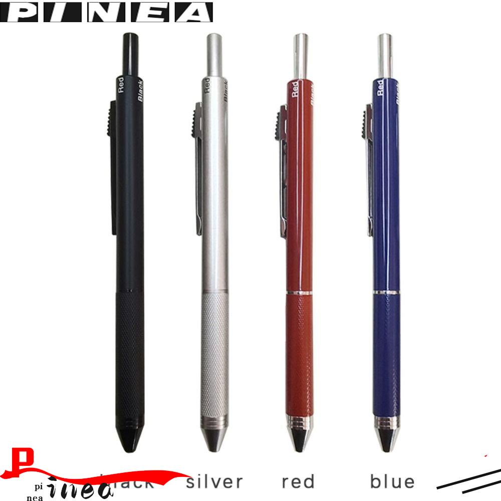 Pulpen Multifungsi Nanas 4in1 Dengan Pensil Lead 3warna Ball Point Refill Bolpoin Multi Warna