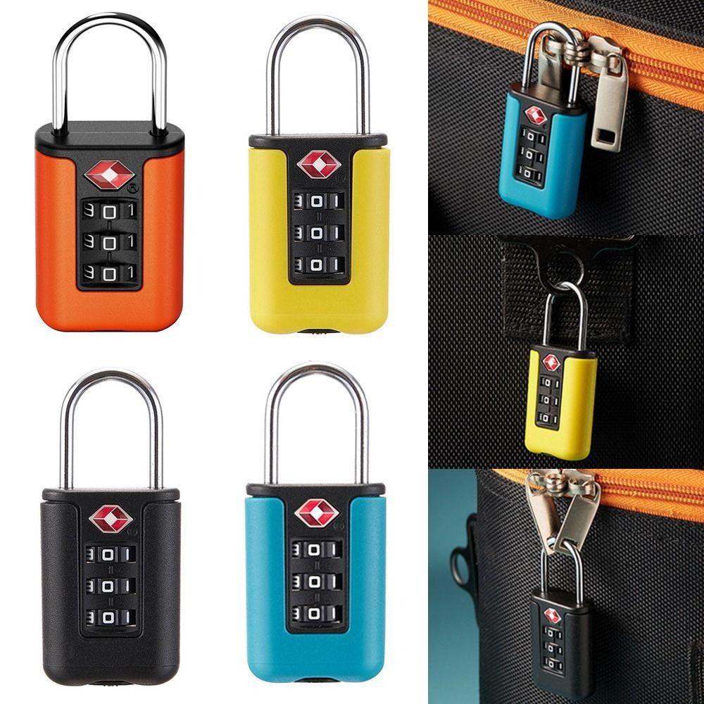 Suyo TSA Customs Code Lock Kreatif Travel Cabinet Locker Warna Kontras Gembok