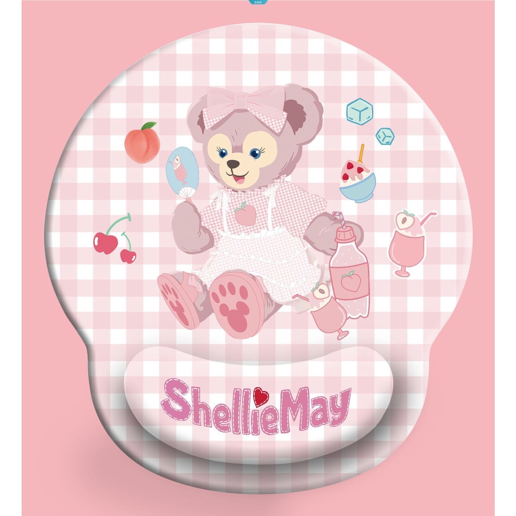 Stellalou Lovely Kawaii Residence Office Gaming Alas Mouse Bulat Anti Slip Laptop PC Mice Pad Mat Alas Mousepad Gaming [ZK]