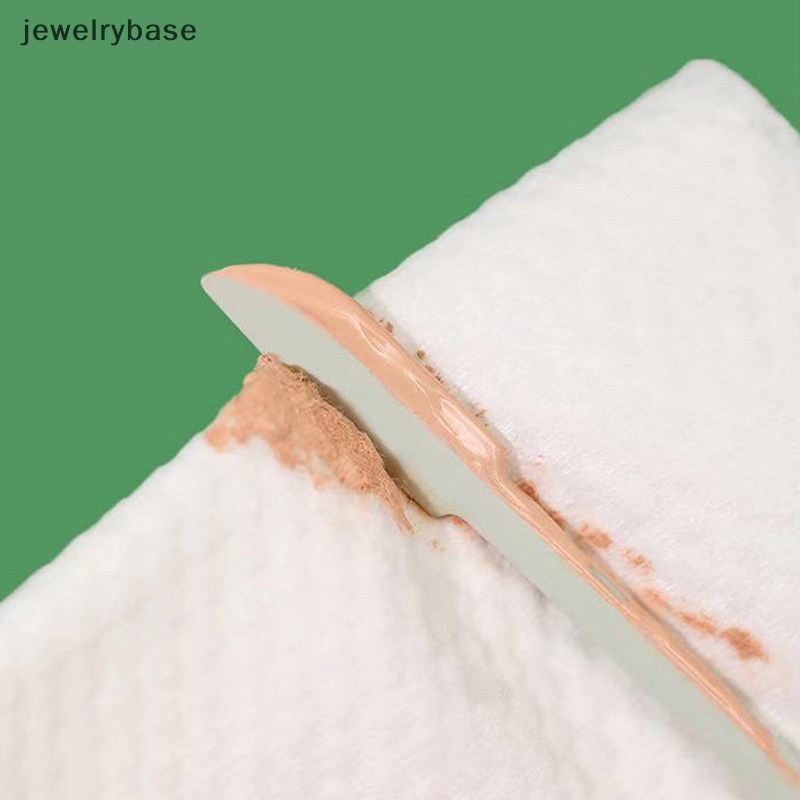 [jewelrybase] Scraper Berkepala Dua Kreatif Mini Silikon Tip Kecil Spatula Kosmetik Tahan Panas Aman Spatula Foundation Makeup Tools Butik