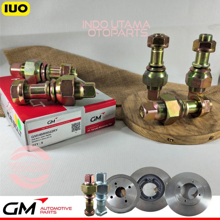 Baut Roda Belakang Kanan Fuso PS190 PS220 FM517 FN517 Hub Bolt GM