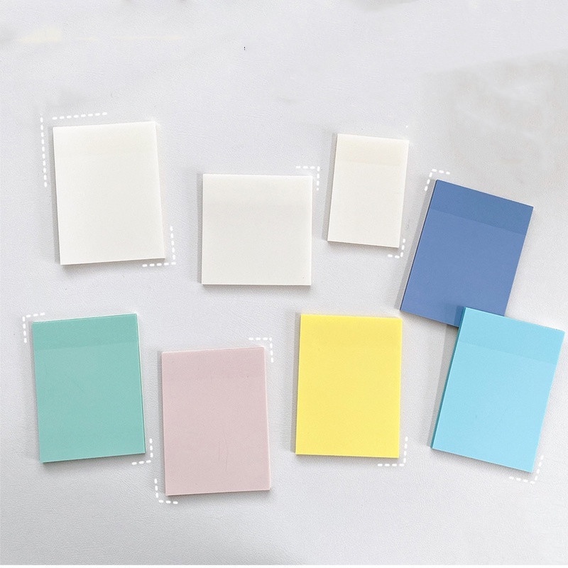 

stiker label transparan PET dapat ditulis N kali stiker kertas catatan//Catatan tempel