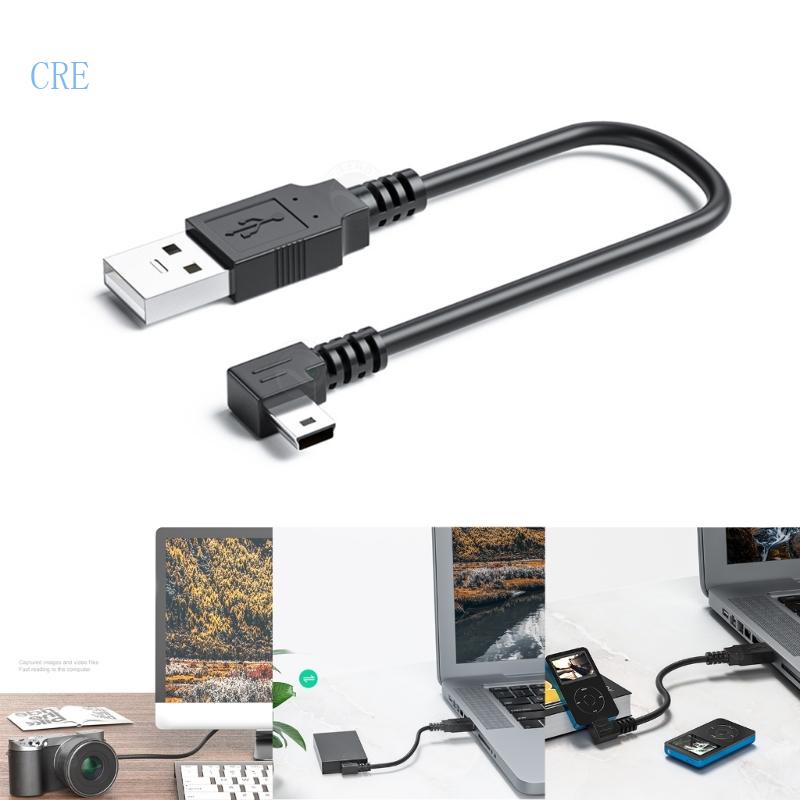 Cre Kabel Data USB to Mini Fleksibel Cocok Untuk Cas Dan Sinkronisasi Kabel Charger Cord Dan Kabel Transfer Data