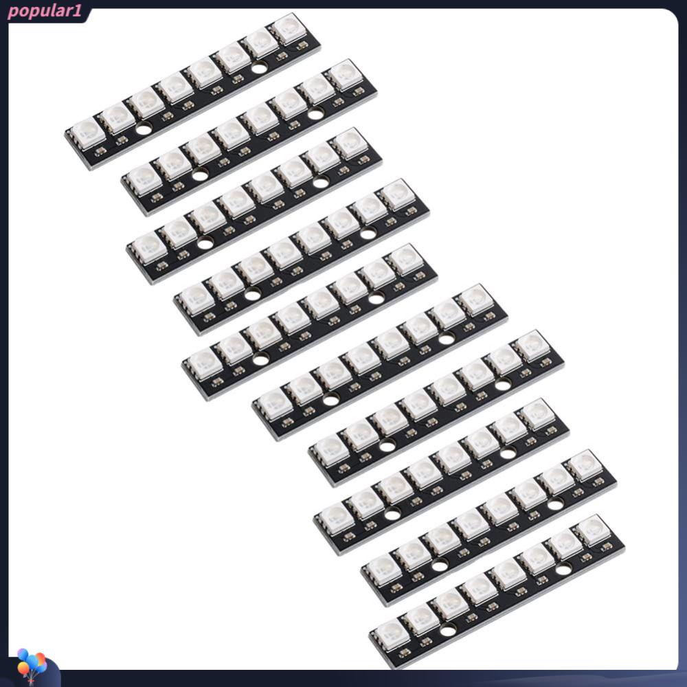 Populer 10pcs 8bit Channel Untuk Arduino Papan Hitam Built-in Strip 5050led