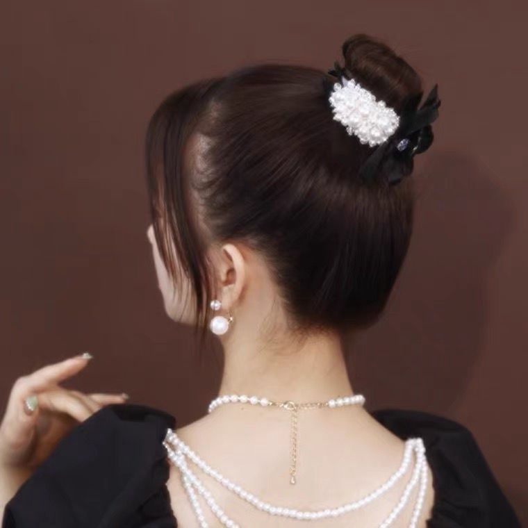 Jepit Rambut Jedai Wanita Elegan Mode Eropa Full Mutiara Fashion High Quality Impor