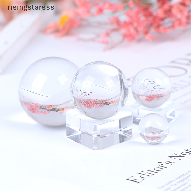 Rsid Span-new 1Pc Bola Kristal Bening Healing Sphere Properti Fotografi Dekorasi Rumah Jelly