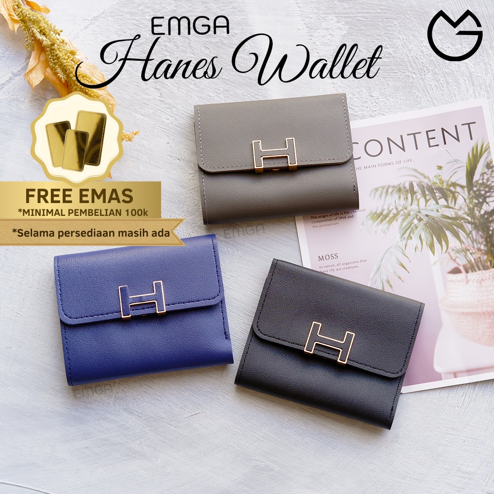 Dompet Wanita Terbaru Korea Bahan Leather Tebal Mewah