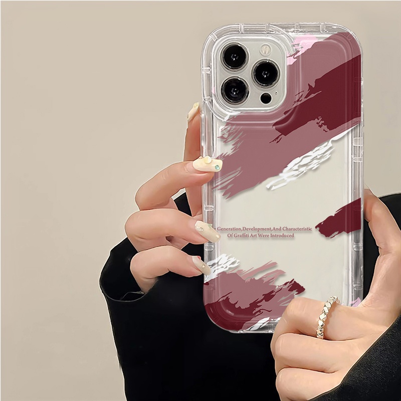 IPHONE Soft Phone Case Kompatibel Untuk Iphone11 14 13 12 Pro XS Max Casing X XR 7+ 8plus Transparan TPU Silikon Shockproof Cover