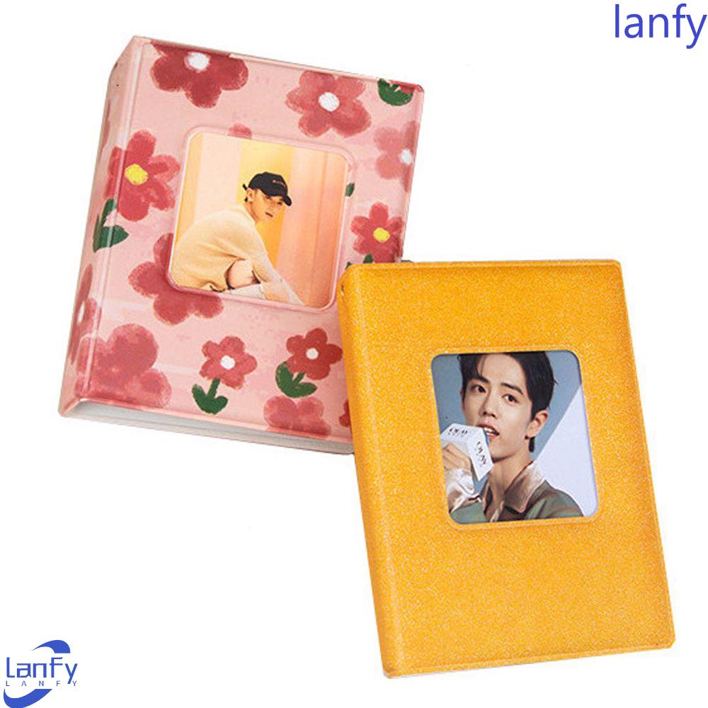 Lanfy Album Foto Fotografi 3inch Bronzing Stars Card Stock Binders Albums Collect Buku Gambar Tempat Penyimpanan