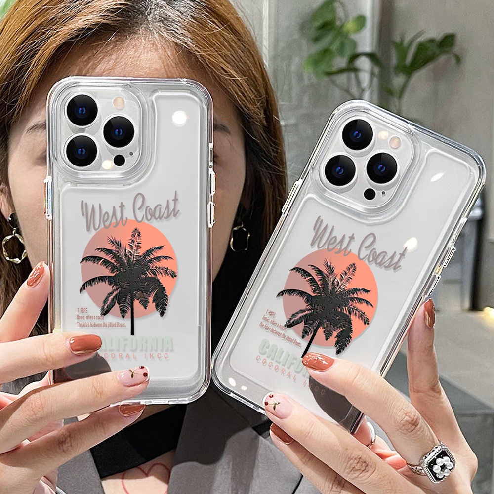 West Coast Tree Case Untuk Samsung A11 EU A12 A13 A14 A10 A10S A20 A21 A22 A23 A20S A30 A02 A03 A50 A51 A52 A53 A54 A31 A32 A33 A34 A04 A73 A72 A71 S10 Akrilik Space TPU Back Cover