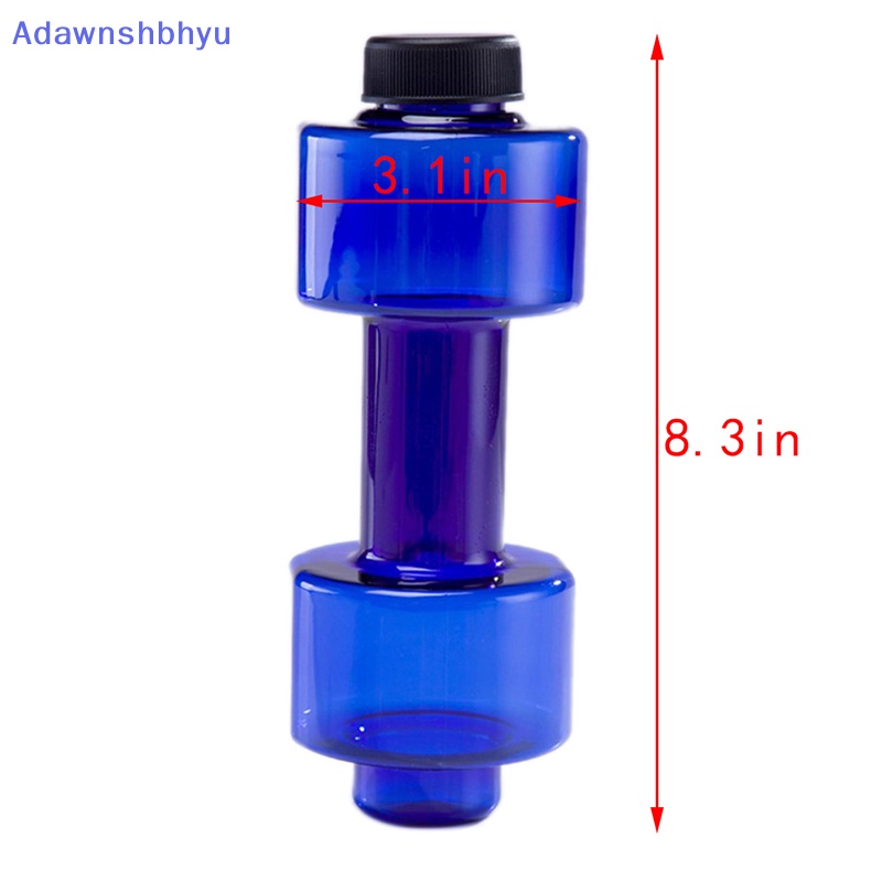 Adhyu Dumbbell Plastic Bottle 550ML Botol Air Olahraga Portable Anti Bocor Dumbbell ID