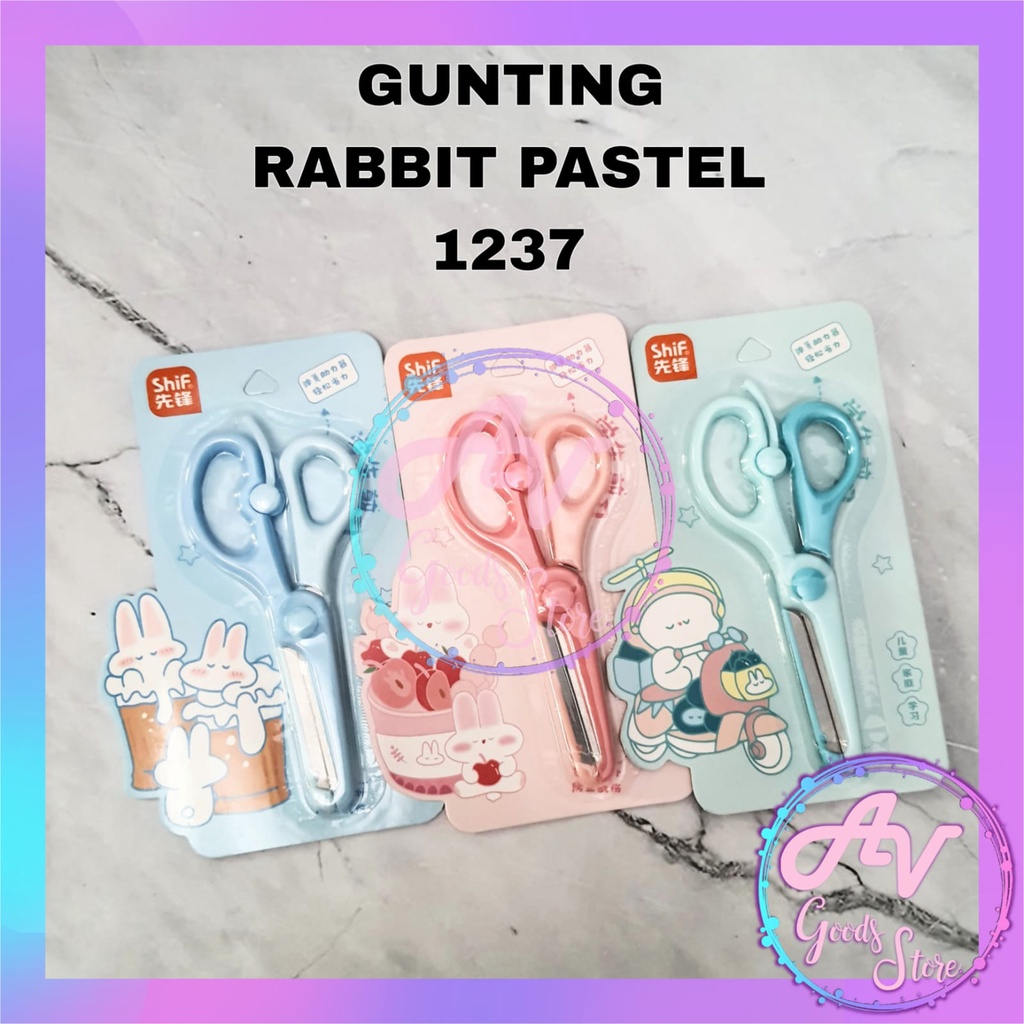 

Gunting Rabbit Pastel 1237 / Gunting Karakter Fancy / Gunting Lucu