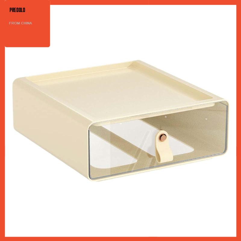 [Predolo] Desk Organizer Drawer Meja Laci Penyimpanan Dapat Ditumpuk Untuk Kamar Mandi Kantor Rumah