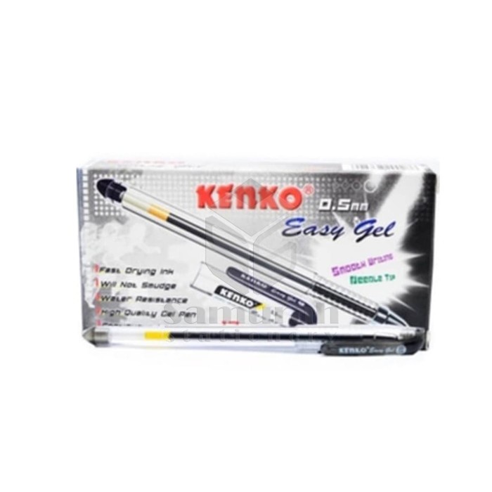 

Pen Gel Kenko Easy Gel 0.5mm/ Pen Gel Cair 0.5mm/ Pen Cair Kenko 0.5mm - Biru