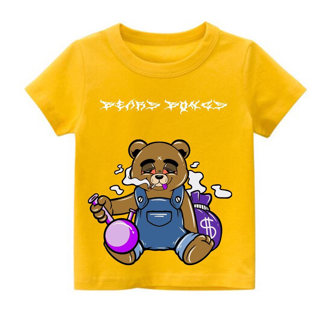 Promo Kaos anak Bears Bongs T-shirt kekinian kece