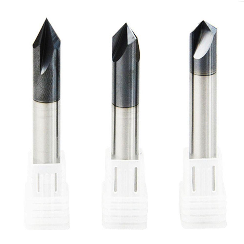 Populer Alur Lurus Chamfering 10gaya60 /90 /120Derajat CNC Alat Pemotong Milling