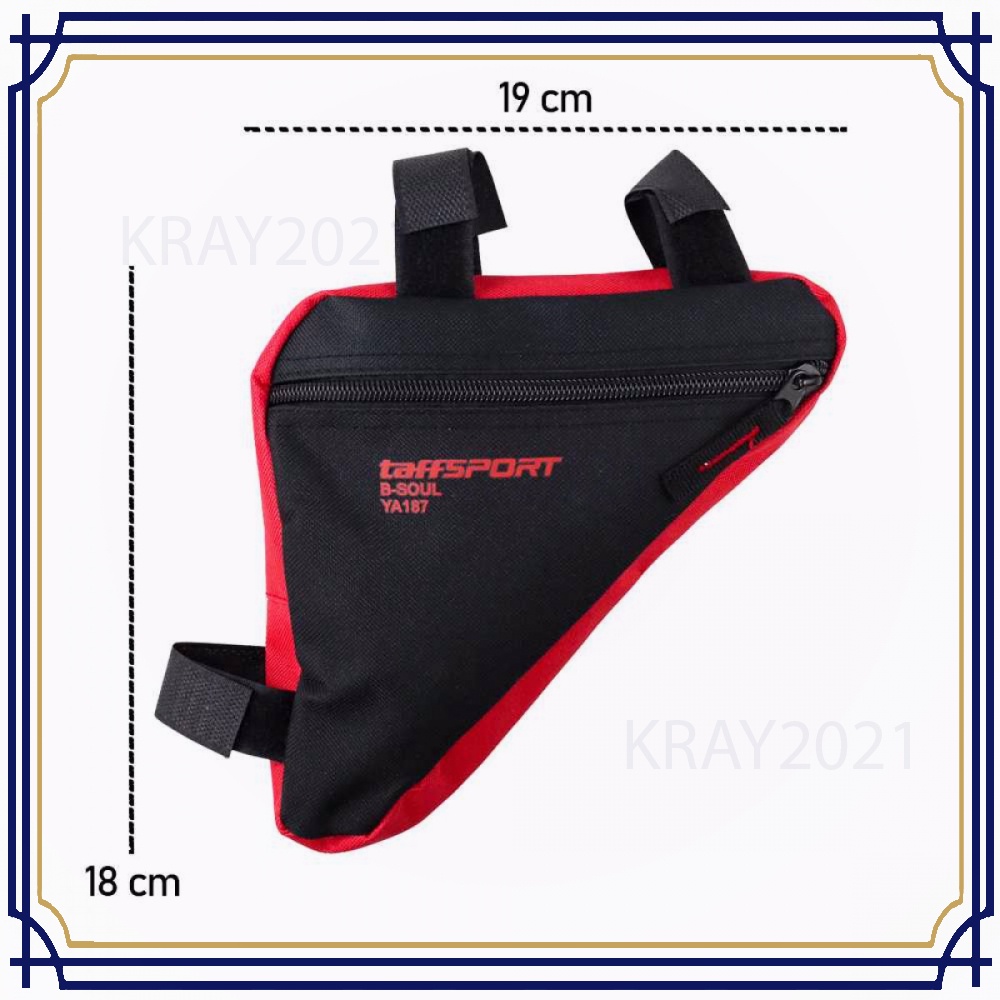 TaffSPORT Tas Sepeda Segitiga Nylon Waterproof - YA187