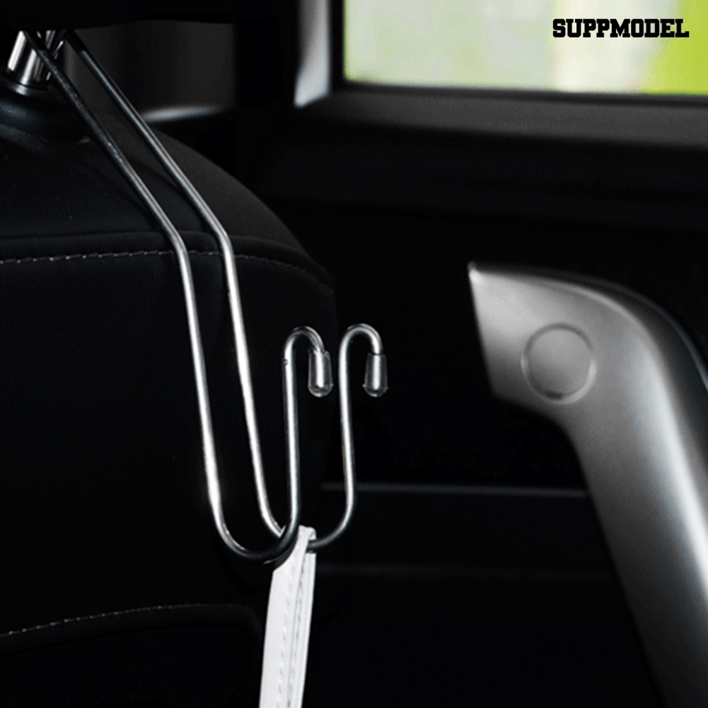 [SM]Universal Auto Car Seat Back Hook Vehicle Headrest Gantungan Penahan Stainless Steel