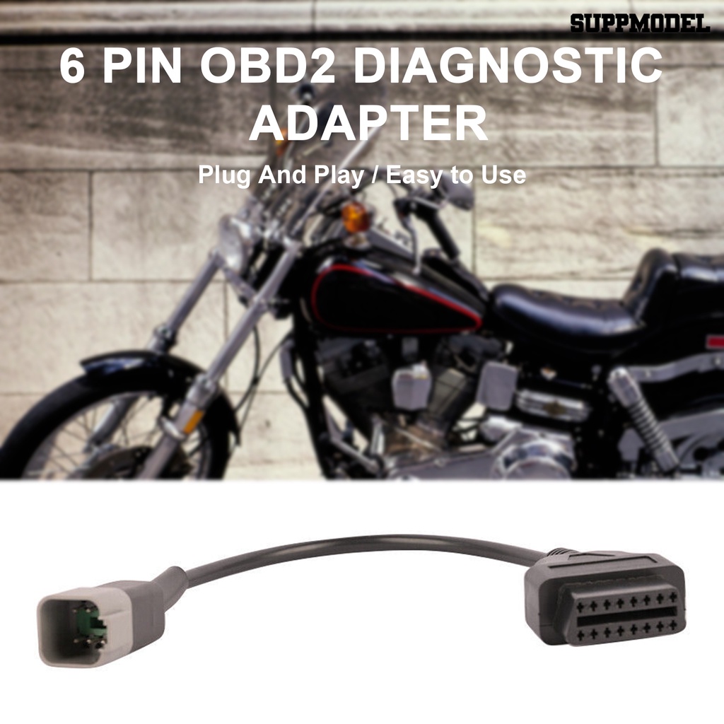 [SM]Motor Tester Sensitif Plug And Play Mudah Digunakan 12-24V Profesional Multifungsi ABS 6pin OBD2 Kabel Adaptor Diagnostik Untuk BRP ATV UTV