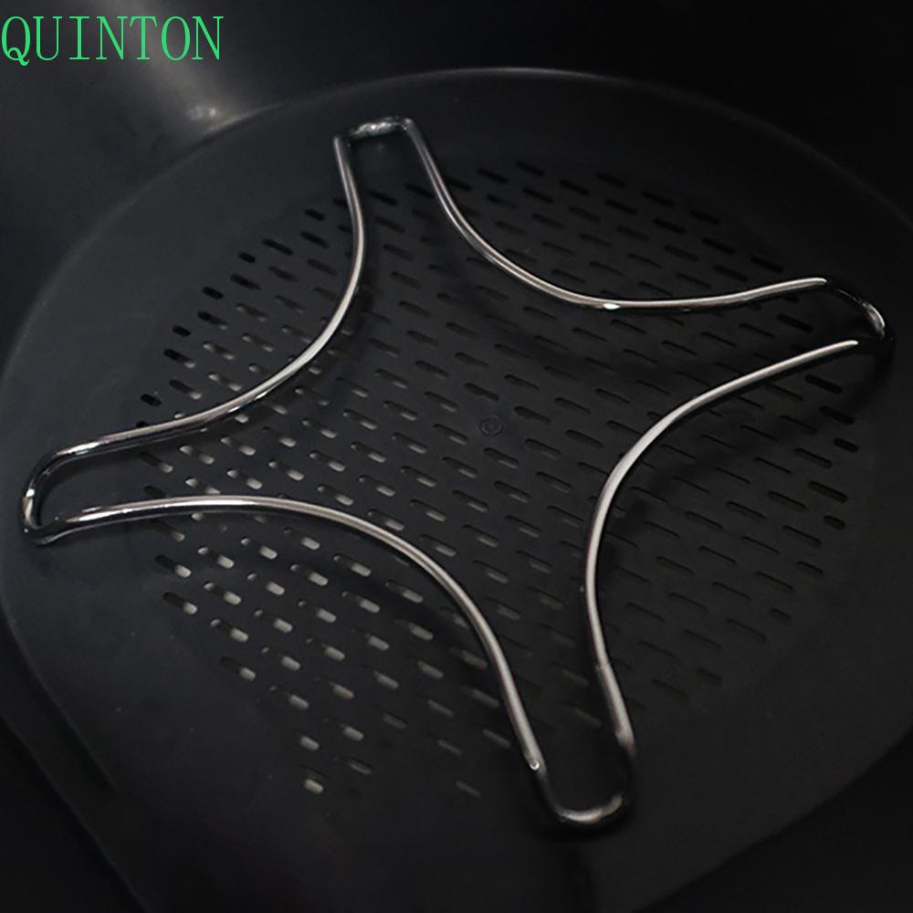 Quinton Pot Stand Segi Empat Stainless Steel Untuk Kompor Gas Perlengkapan Camping Rak Kompor Gas