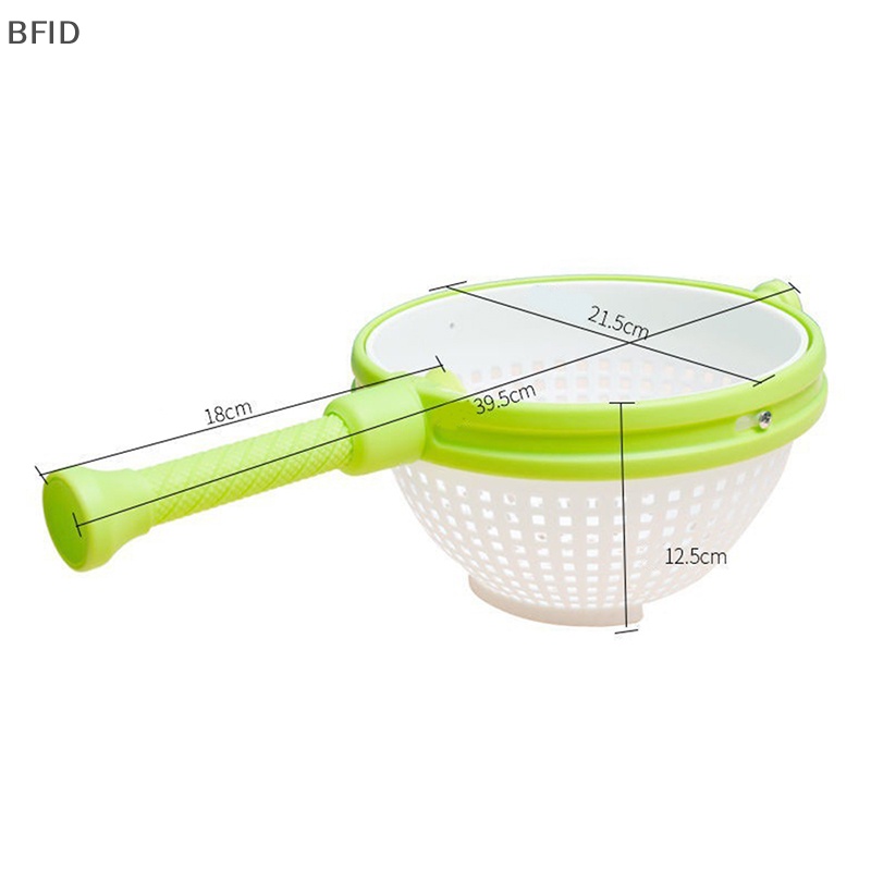 [BFID] Salad Spinner Alat Cuci Sayur Centrifugal Dewatering Drain Basket [ID]