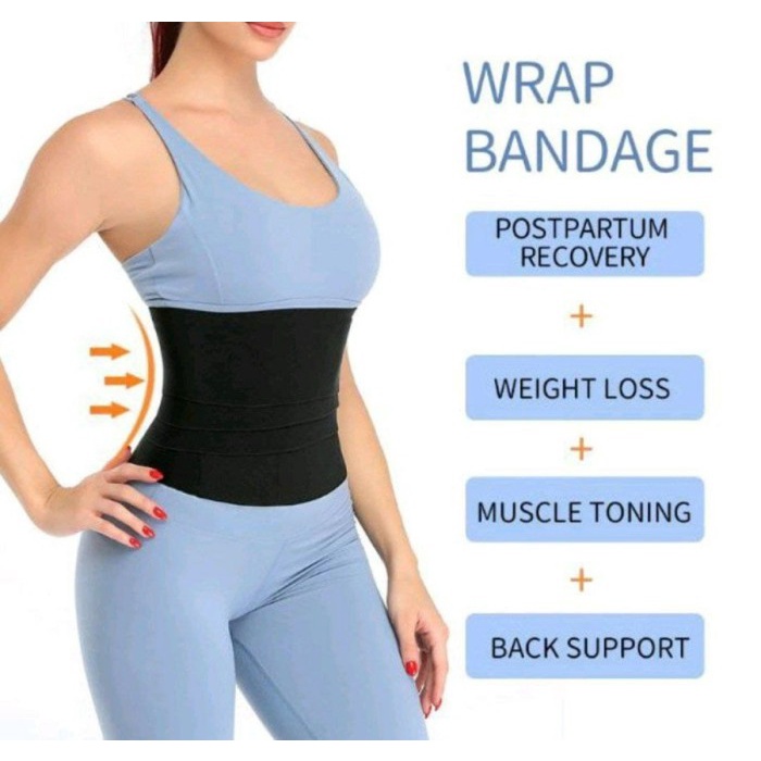 Korset Perut Waist Trainer Sabuk Pembakar Lemak Pelangsing Waist 2B