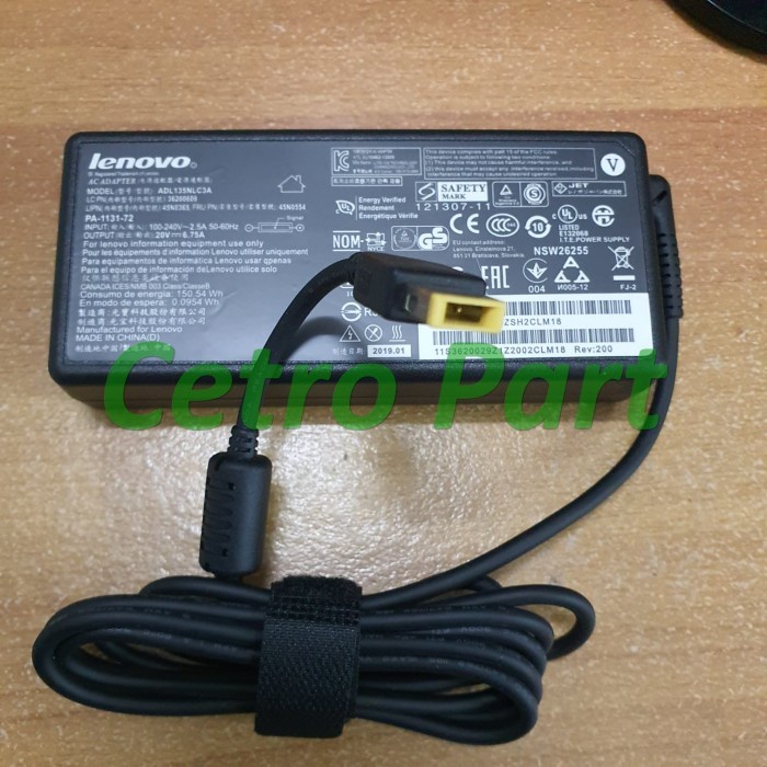 Adaptor Charger LEN IdeaPad L340 L340-17IRH L340-15IRH 20V 6.75A 135W USB