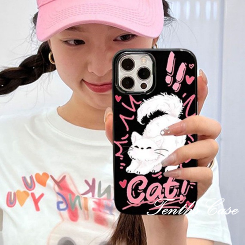 IPHONE Kompatibel Untuk Iphone14 13 12 11 Pro Max X XR Xs Max8 7 6 6s Plus Se2020 Soft Cover Lazy Kitten Phone Case