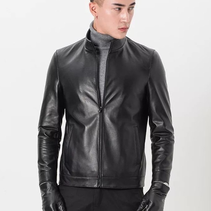 jaket kulit pria terbaru/ jaket kulit asli pria-jaket kulit original pria-jaket kulit asli Garut /ja