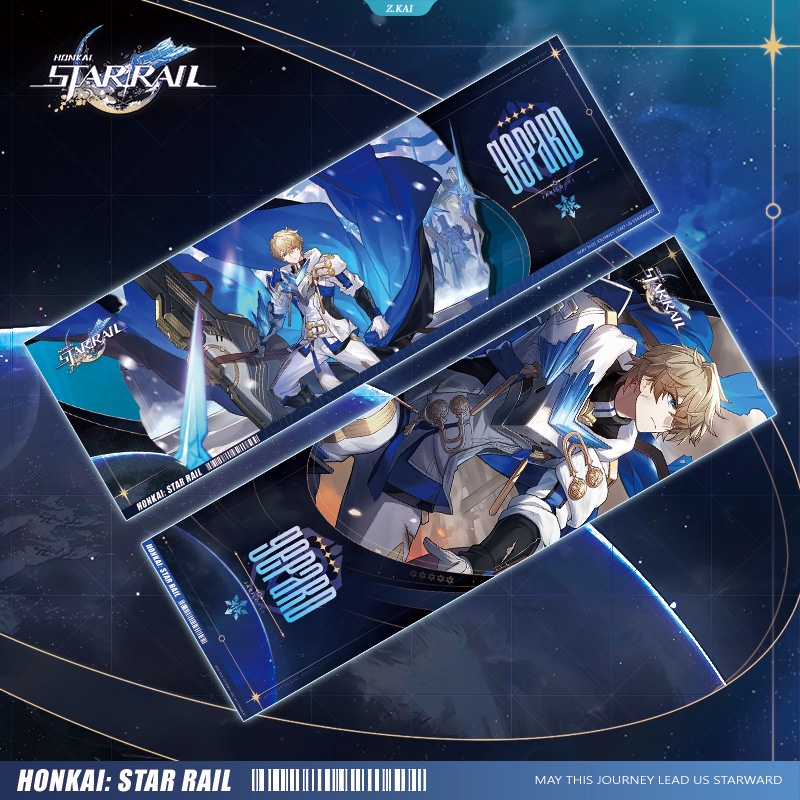 Honkai Star Rail Collection Cards Games Seele Bailu 7 Maret Dan Heng Clara Bronya Anime Tarot Card Kartu Koleksi Game Bookmark Hadiah [ZK]