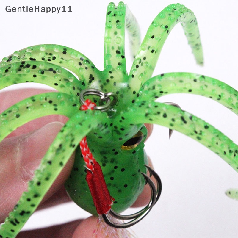 Gentlehappy 21g /11cm Squid Rok Memancing Umpan Lembut Buatan Air Asin Laut Lure Tackle Pesca Fishing Tackle Double Sharp Hook Assist Rig id