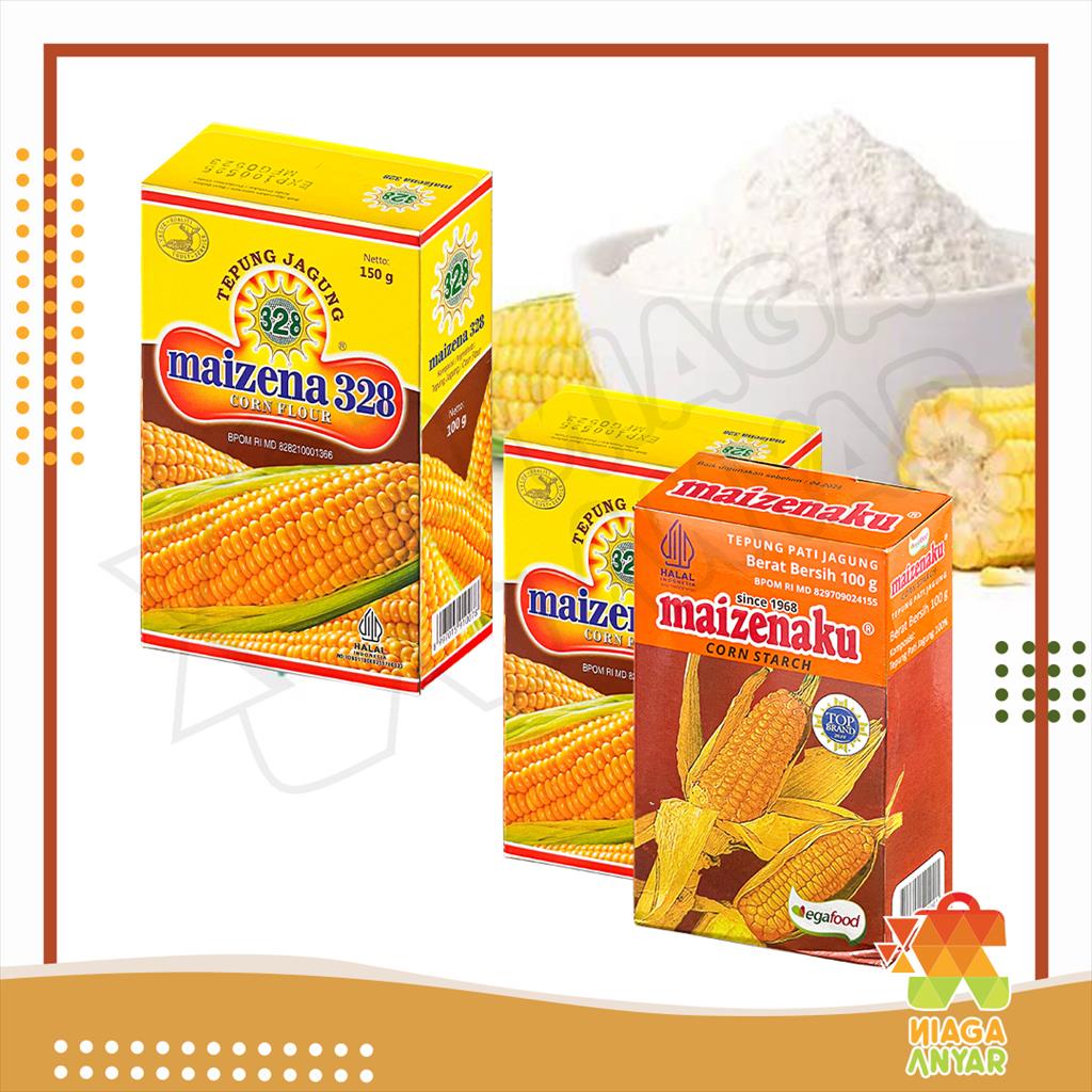 

NA Maizena 328 Maizenaku Ukuran 100 150 gram / Tepung Jagung Corn Flour Starch Pati Jagung 100gr 150gr