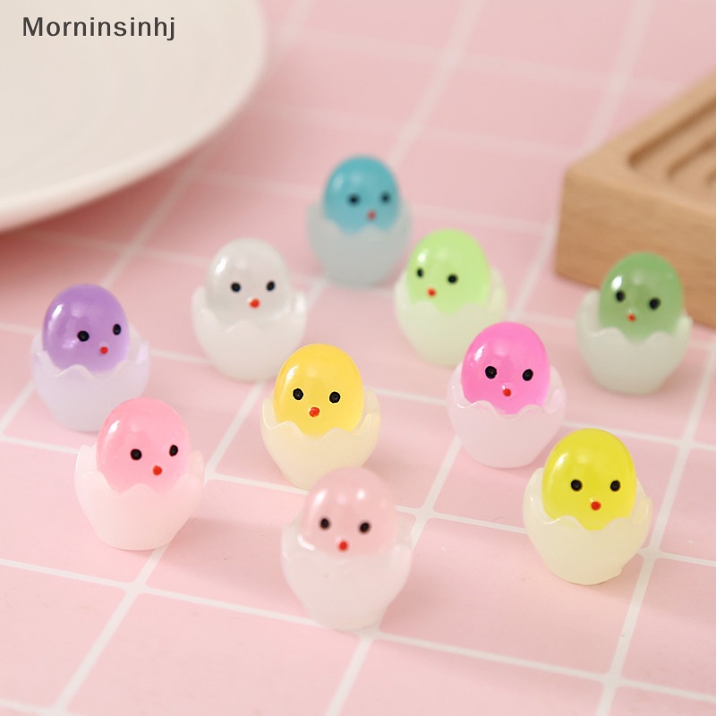 Mornin 2 Pcs Mini Telur Bercahaya Cewek Resin Diy Cream Gel Ponsel Shell Dekorasi Lighg Stick Gantungan Kunci Membuat Aksesoris id