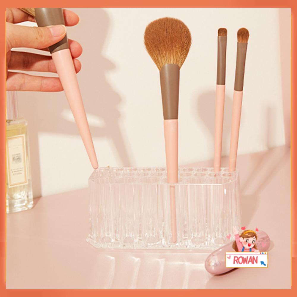 R-FLOWER Brushes Shelf Clear Eyeliner 26slot Tempat Pensil