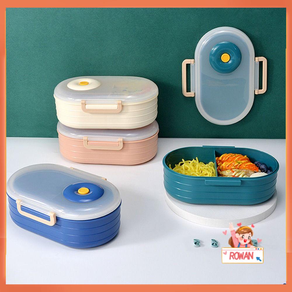 R-FLOWER Lunch Box Portable Piknik Camping Anti Bocor Wadah Makanan